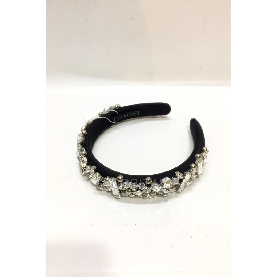 LUDLOW（ラドロー） 代官山)LUDLOW ガラスビジュー カチューシャ