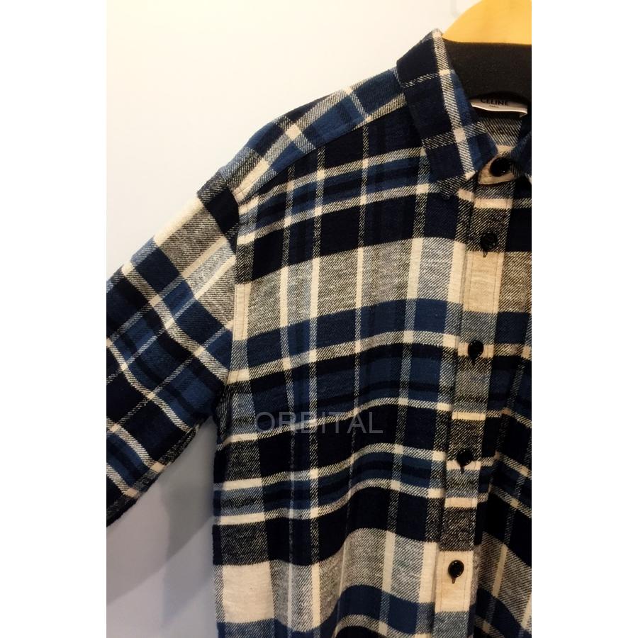 CELINE（セリーヌ） 代官山)CELINE 国内正規 24SS OVERSIZED SHIRT IN