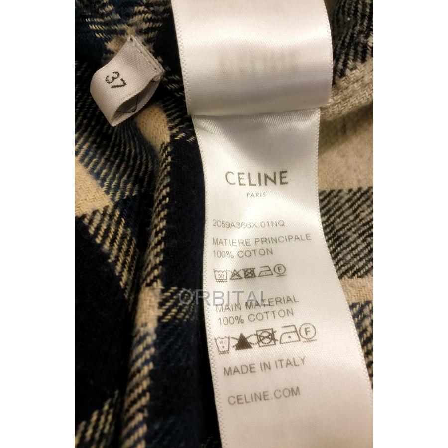 CELINE（セリーヌ） 代官山)CELINE 国内正規 24SS OVERSIZED SHIRT IN