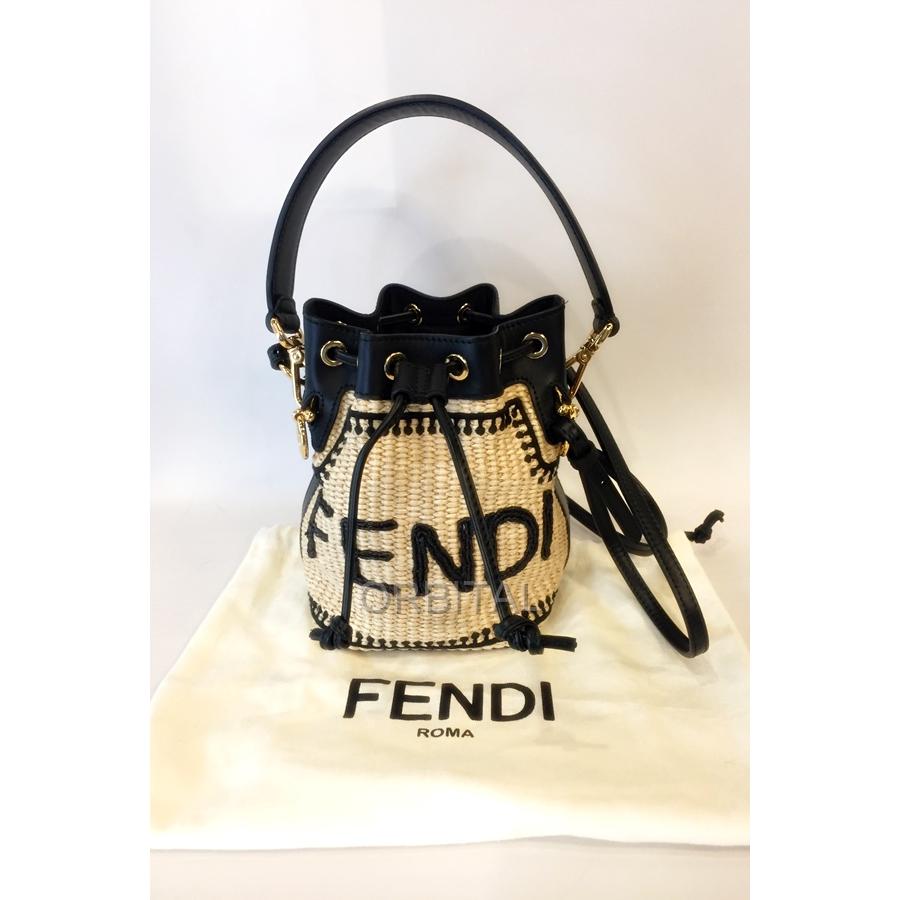 FENDIフェンディ　モントレゾールミニバッグ　ラフィア　カゴ　ハンドショルダー FENDI（フェンディ） 代官山)FENDI モントレゾールミニ 8BS010