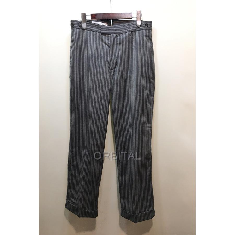 sale】経堂) LOEWE ロエベ ストライプワイドパンツ トラウザーズ 