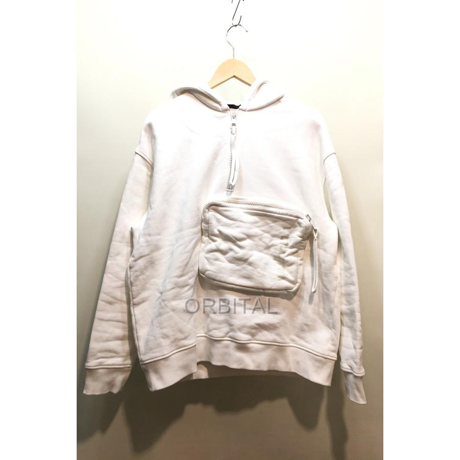 LOUIS VUITTON 19AW 3Dパッチポケットハーフジップフーディ LOUIS VUITTON 19AW 3Dパッチポケットハーフジップフーディ