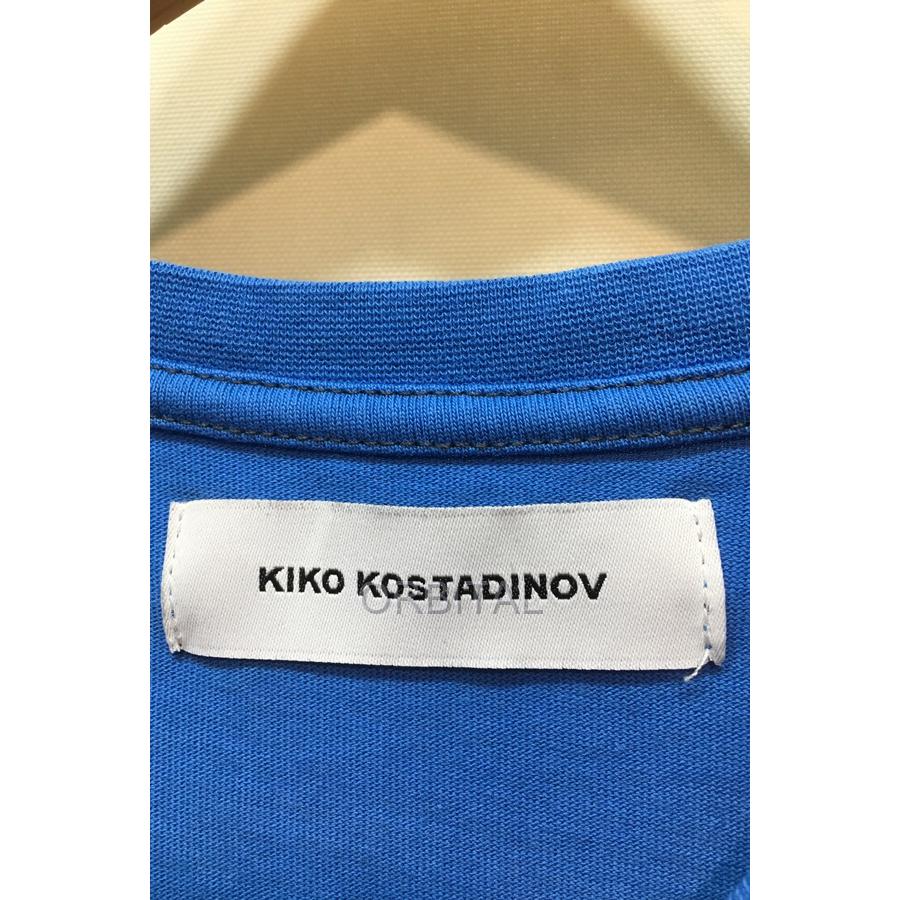 Kiko kostadinov 21SS 紺色のTシャツ　サイズ50 Kiko Kostadinov×LAILA TOKIO ONE OFF SHIRT ストライプシャツ