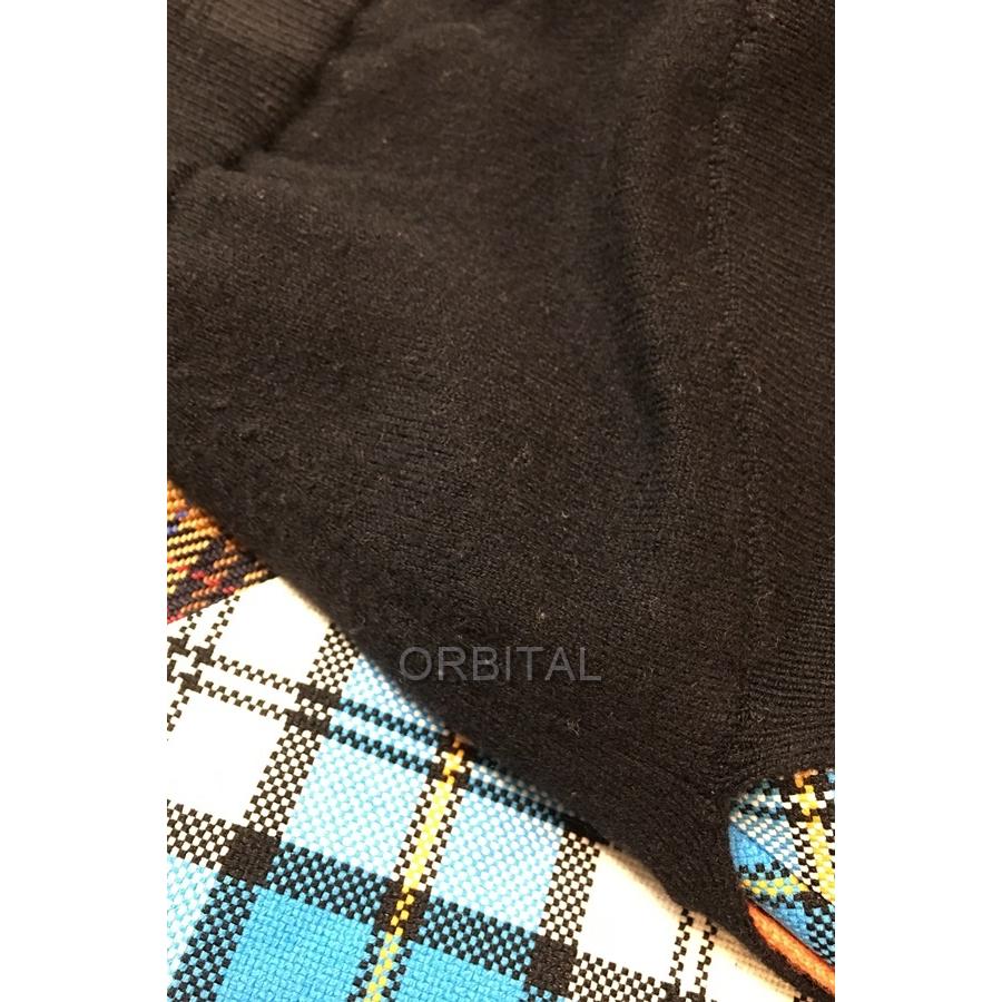 ENFOLD 経堂) エンフォルド 19AW チェック切替 リブニット スカート  