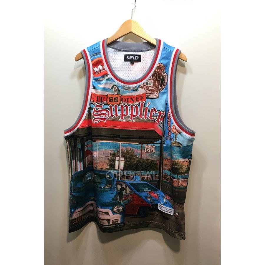 SAPEur サプール　バスケシャツ　タンクトップ　赤　レオパード　XL サプール BASKET TANK TOP XL - メルカリ
