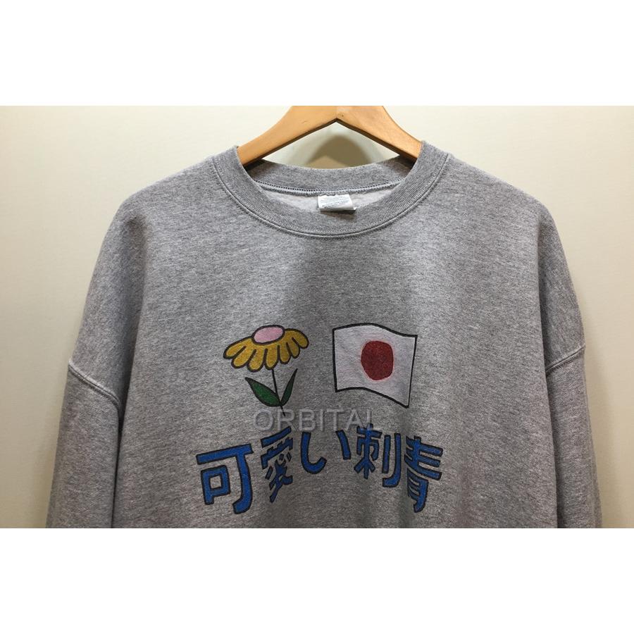 経堂) TENBOX テンボックス 可愛い刺繍 プリントスウェットトレーナー 