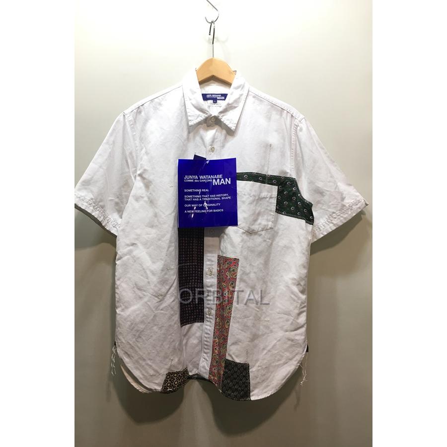 経堂) JUNYA WATANABE MAN ジュンヤワタナベマン 半袖パッチワーク