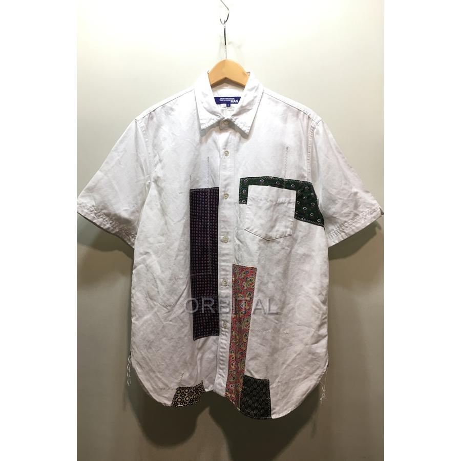 junya watanabe man コムデギャルソン パッチワーク シャツ S
