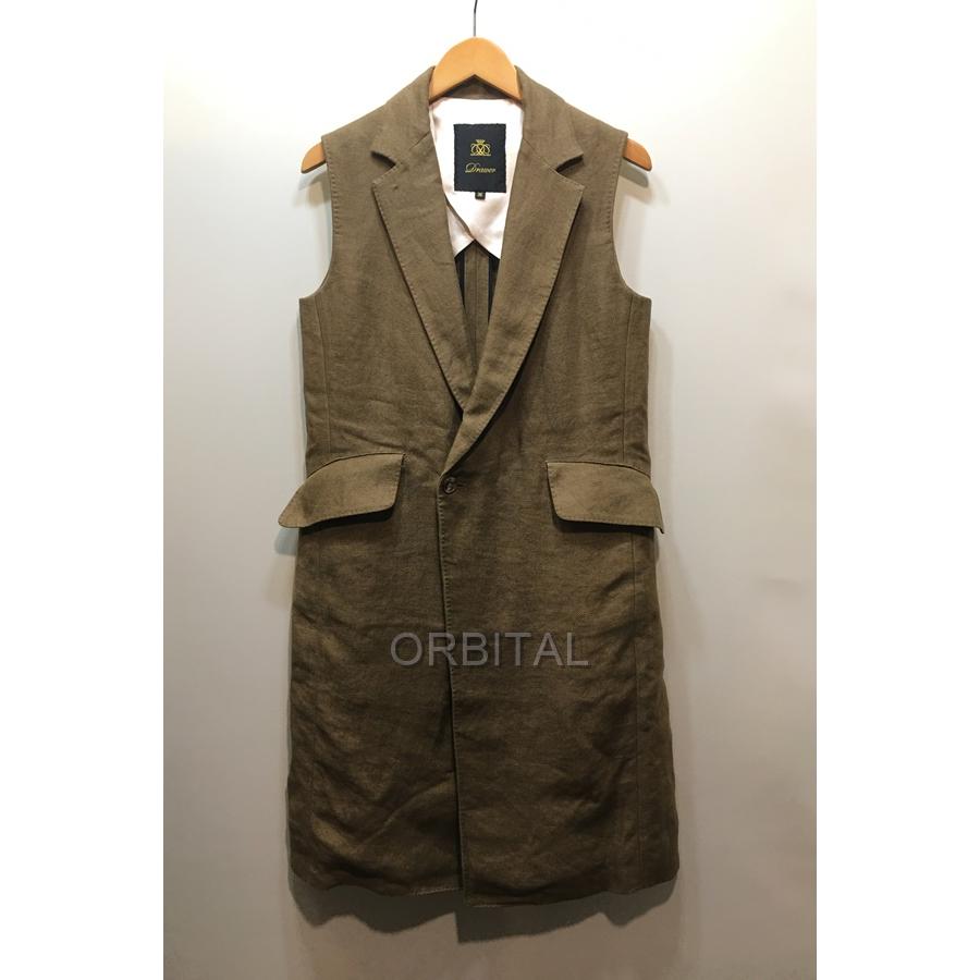 経堂) Drawer ドゥロワー リネンロングジレ チェスタージレ ノースリーブ 6522-299-0466 キャメル レディース 36  :kyd-2206249902-ls-036943936:サイクルパラダイス ウェブストア - 通販 - Yahoo!ショッピング