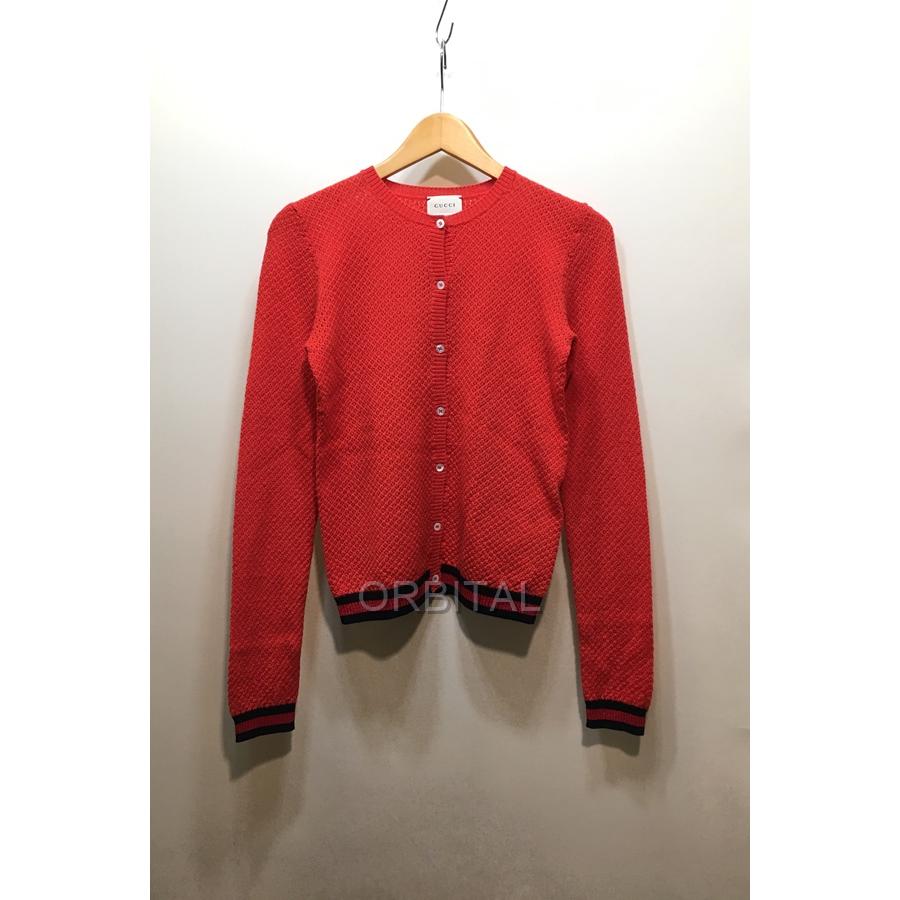ブランド 経堂) GUCCI グッチ ウールニットカーディガン セーター 長袖 