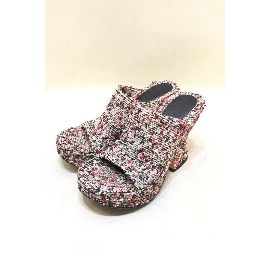 経堂) ボッテガヴェネタ BOTTEGA VENETA チャンキーウェッジ サンダル 