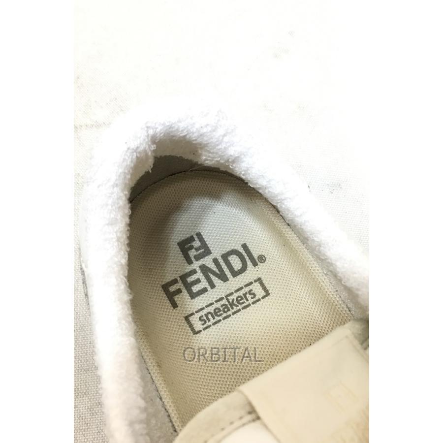 経堂) FENDI フェンディ 22FW スニーカー オフホワイト 8E8252 経堂) FENDI フェンディ 22FW スニーカー オフホワイト 8E8252