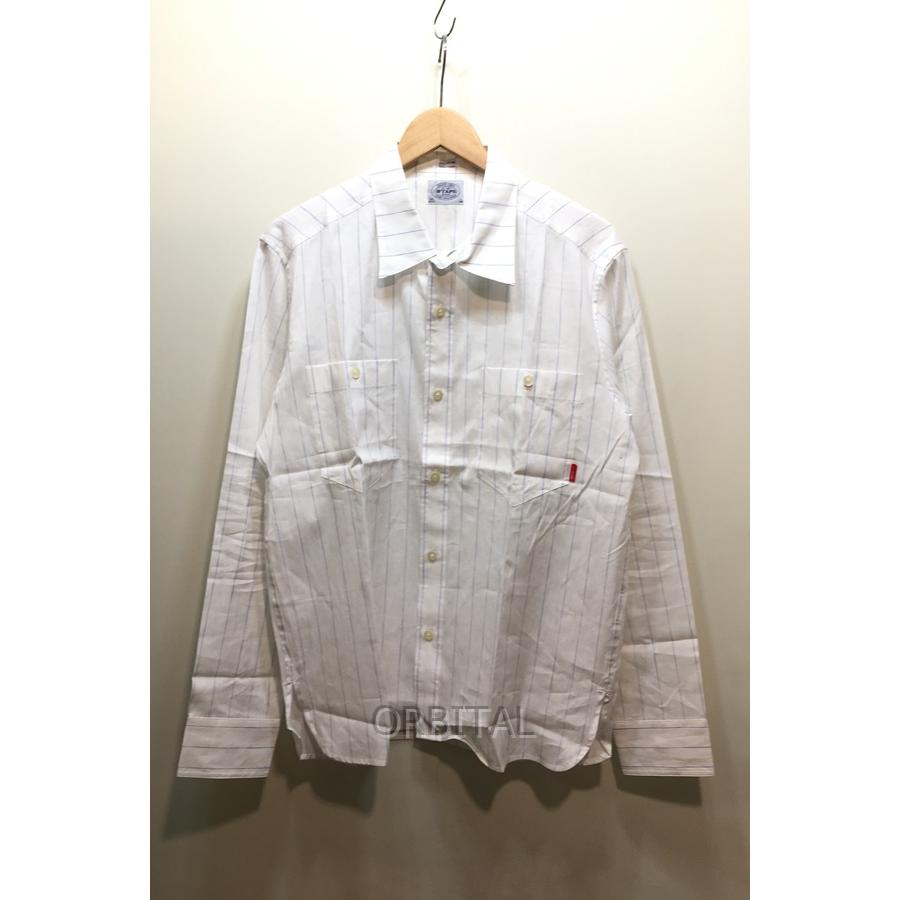 ブランド 経堂) WTAPS ダブルタップス 14SS ストライプシャツ