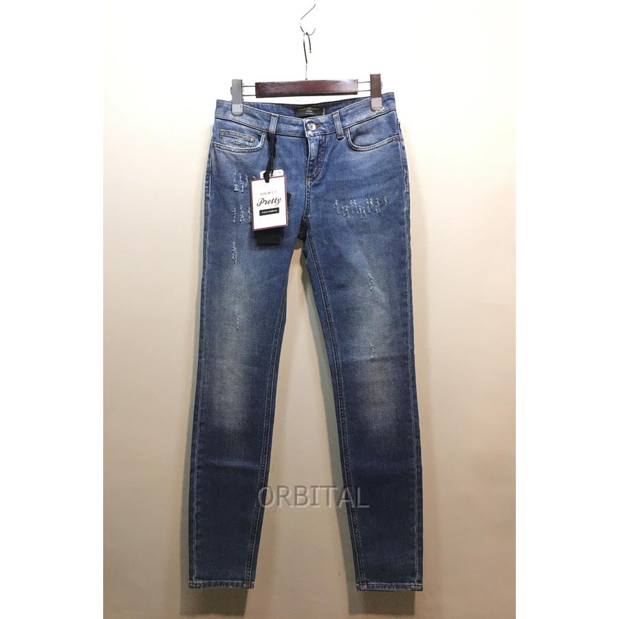 経堂) DOLCE&GABBANAドルチェ&ガッバーナ 未使用 ダメージスキニー 