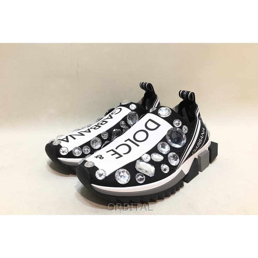 ドルチェ&ガッバーナ ビジューストーン フラットシューズ 美品 ドルチェ&ガッバーナ ビジューストーン フラットシューズ 美品 2WAY