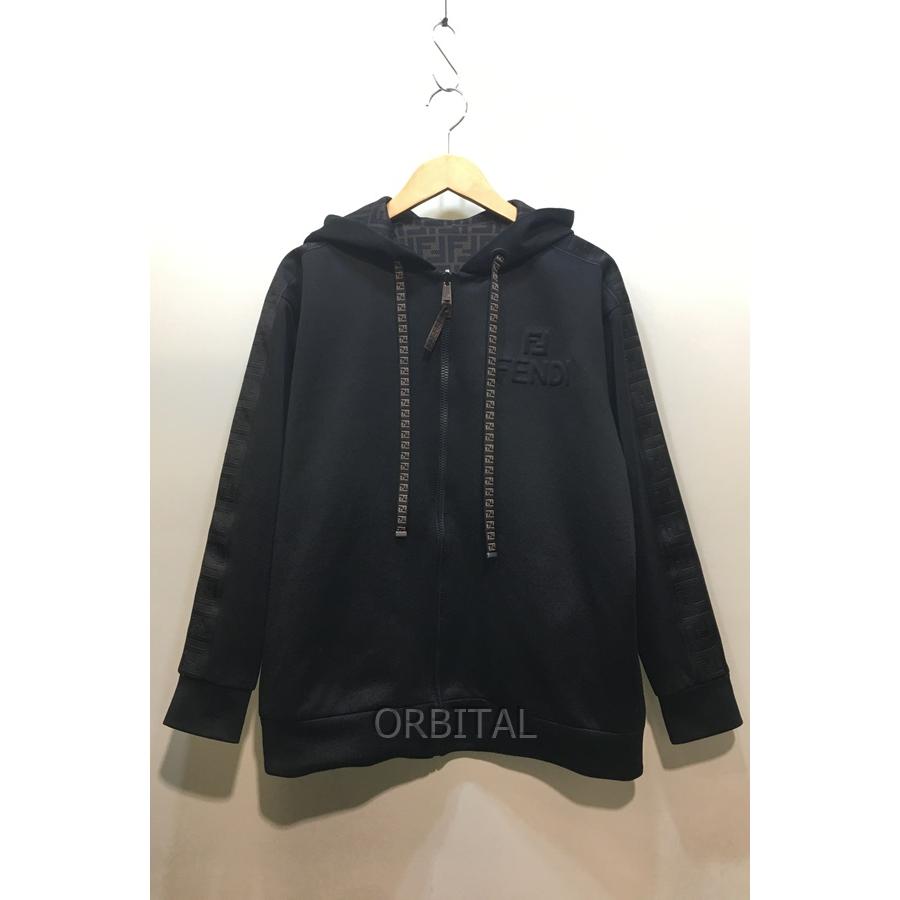 経堂) FENDI フェンディ リバーシブルジップパーカー FAF142AESB