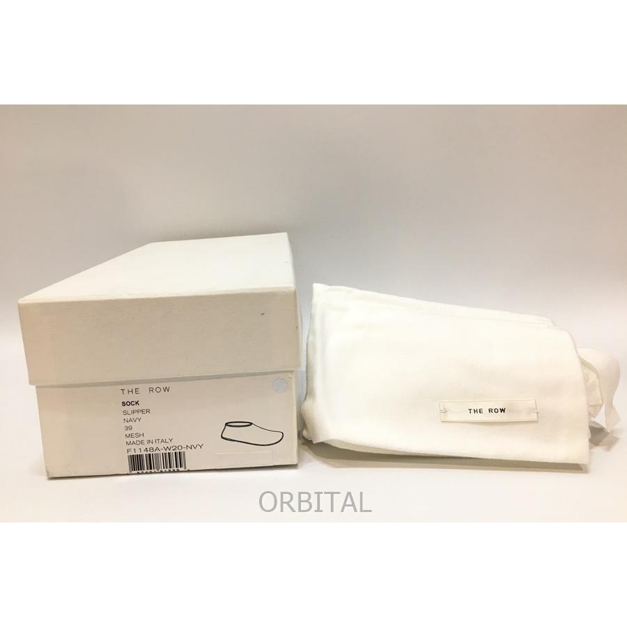経堂) ザロウ THE ROW 未使用 sock slipper メッシュスリッポン
