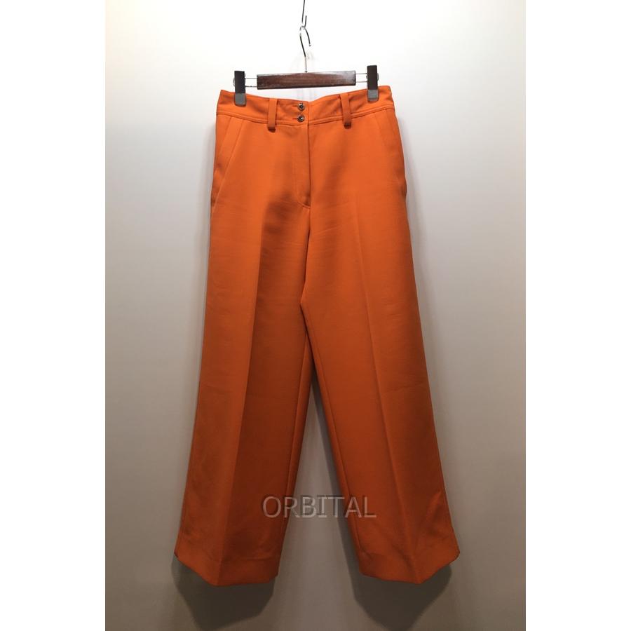 経堂) CYCLAS シクラス カラーワイドパンツ スラックス オレンジ