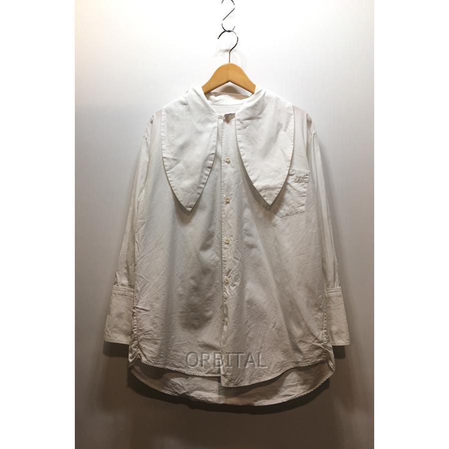 経堂) マルニ MARNI 22AW ビッグカラーロングスリーブコットンブラウス  