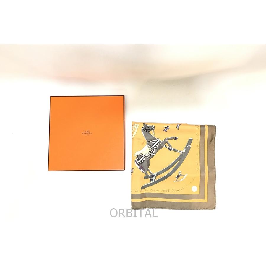 経堂) Hermes エルメス カレ90 Raconte moi le Cheval お馬の話をして