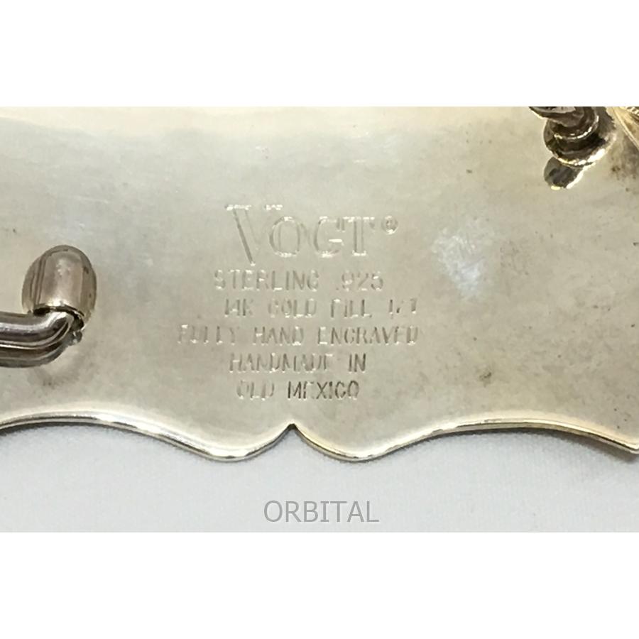 経堂) VOGT Silversmith ボグトシルバースミス ベルト バックル カウボーイ シルバー925 kyd2306093302