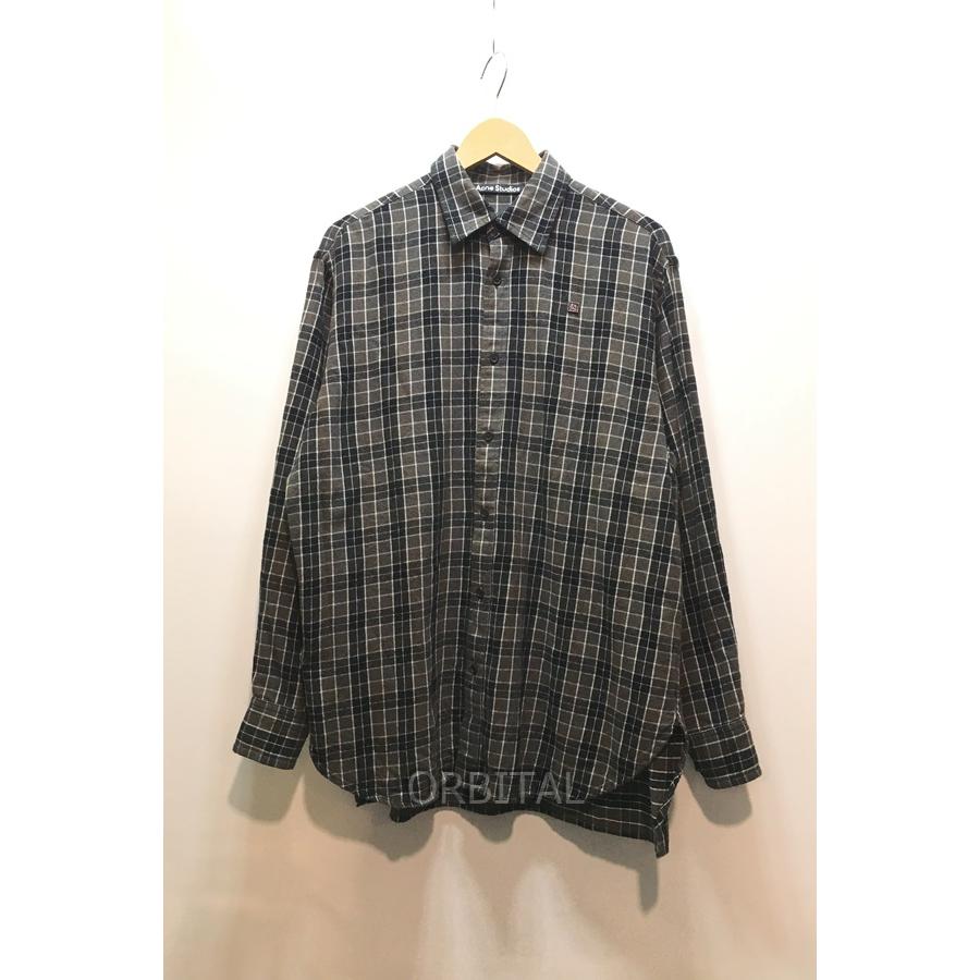 Acne Studios チェック柄 フランネル ワッフル シャツ