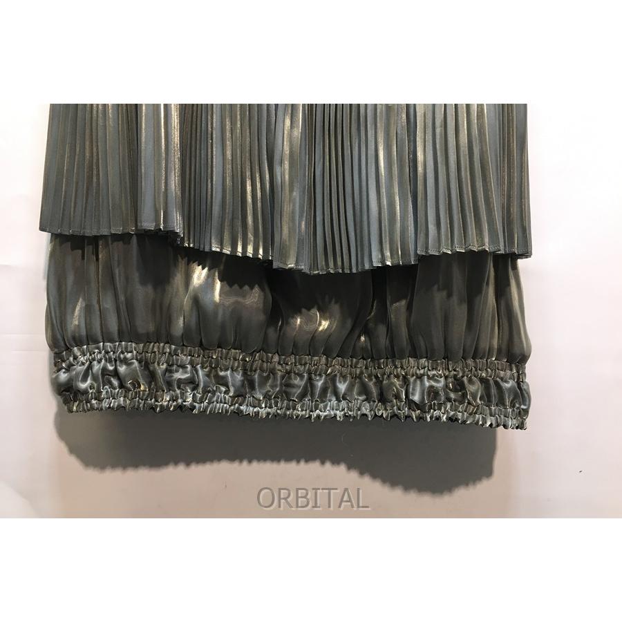 経堂) エンフォルド ENFOLD 22AW Gloss Air レイヤープリーツスカート