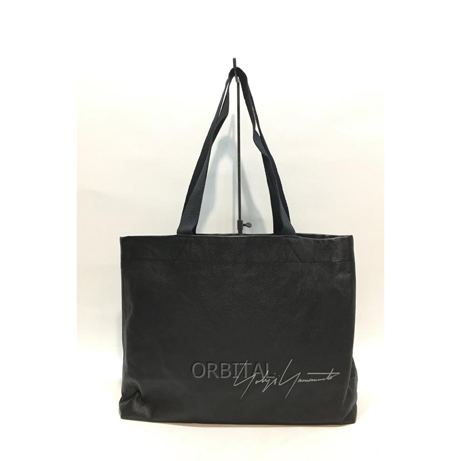 青山店限定】Yohji Yamamoto ノベルティ レザートートバッグ 黒 ヨウジ