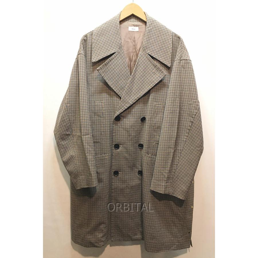 ALLEGE / ピーコート/3/ウール/GRY/チェック/AH18W-C002 経堂) Allege アレッジ チェックピーコート メンズ AH18W-C002 サイズ3