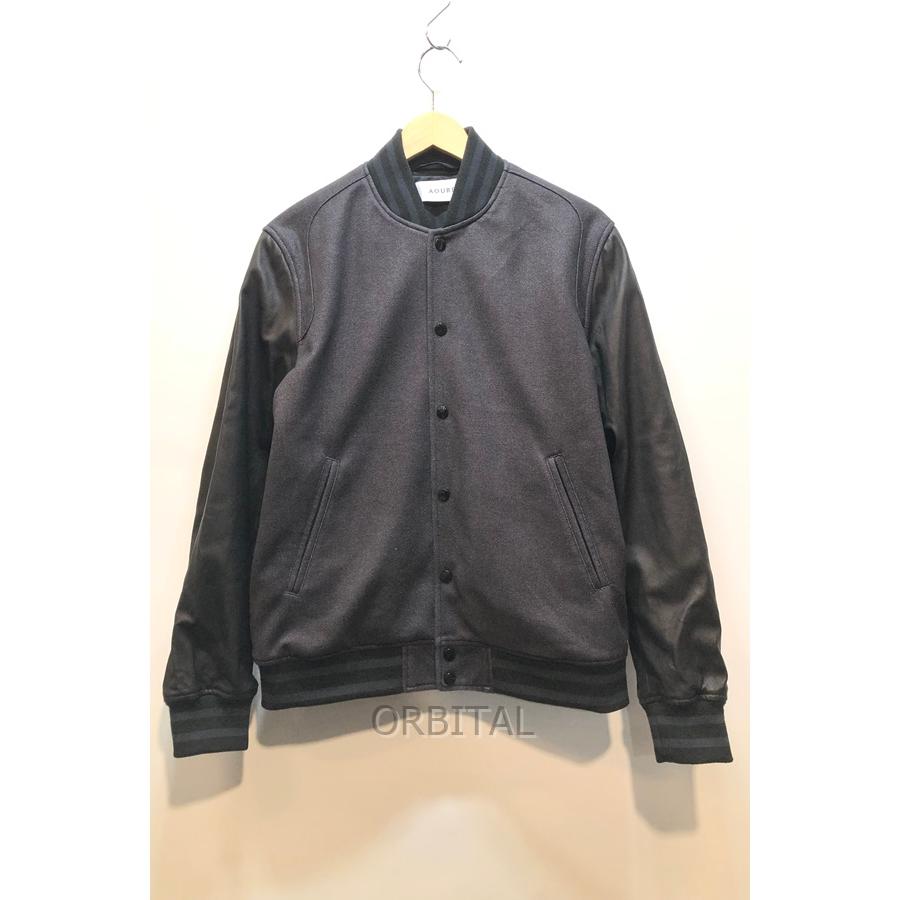 AOURE（アウール） 経堂) コンビレザー ブルゾン サイズXL 定価5.8万位