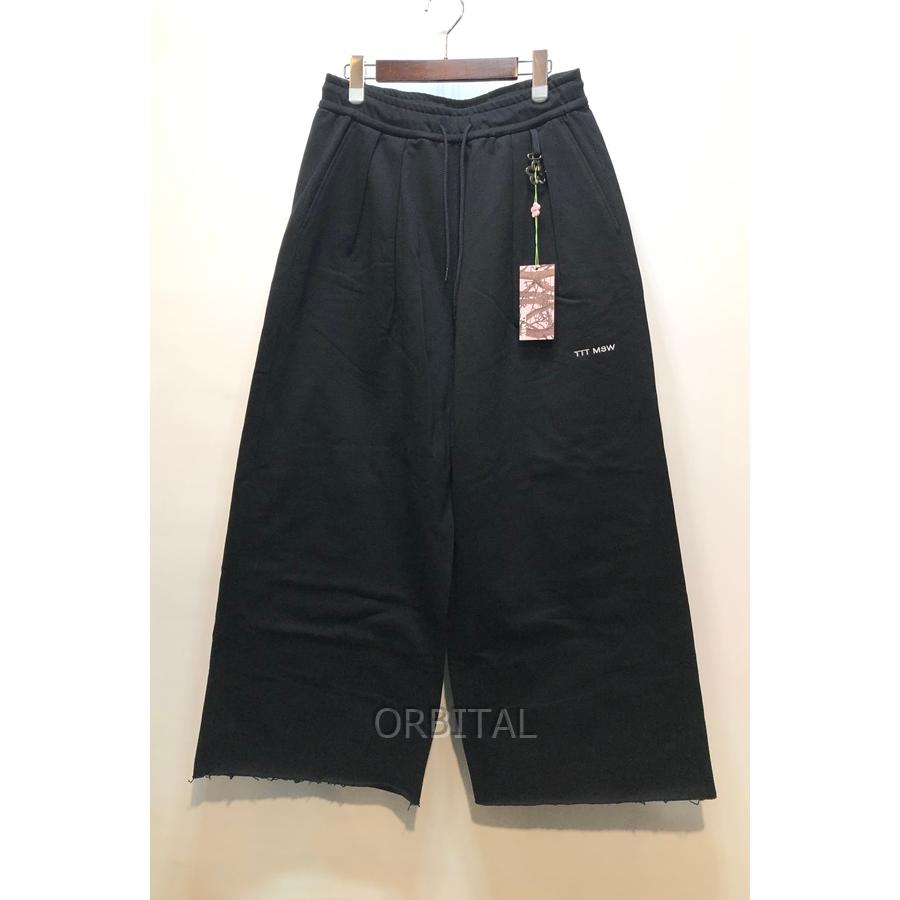 Wide sweat pants #BLACK [TTT-2024SS-PT13] - TTT MSW（ティー