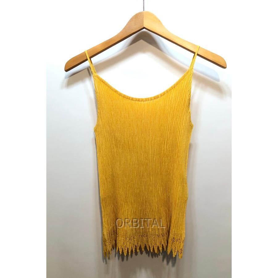 美品❢プリーツプリーズ　キャミソール　ノースリーブ　イッセイミヤケ ISSEY MIYAKE（イッセイミヤケ） 経堂) プリーツキャミソール