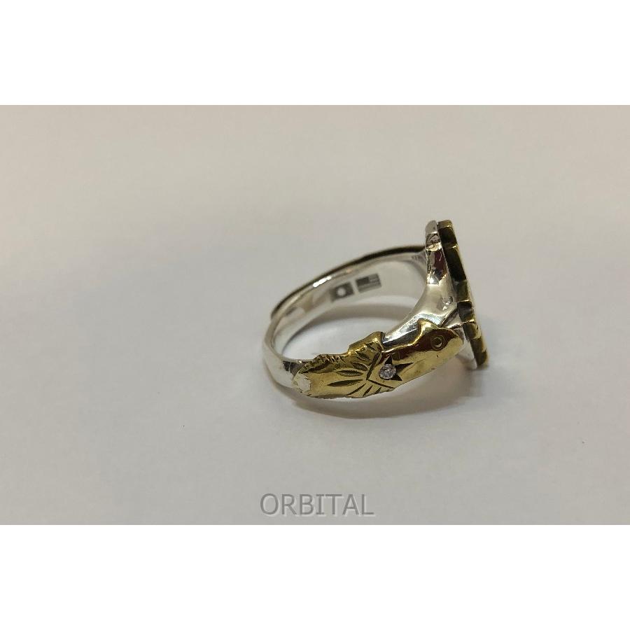 経堂) 203JEWELRY 203ジュエリー Zia リング シルバー925 真鍮 経堂) 203JEWELRY 203ジュエリー Zia リング シルバー925 真鍮