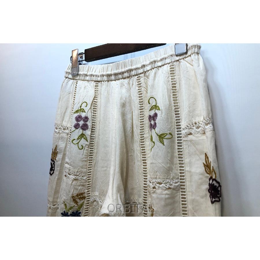経堂) トゥデイフル TODAYFUL Embroidery Patchwork Trousers 経堂) トゥデイフル TODAYFUL Embroidery Patchwork Trousers