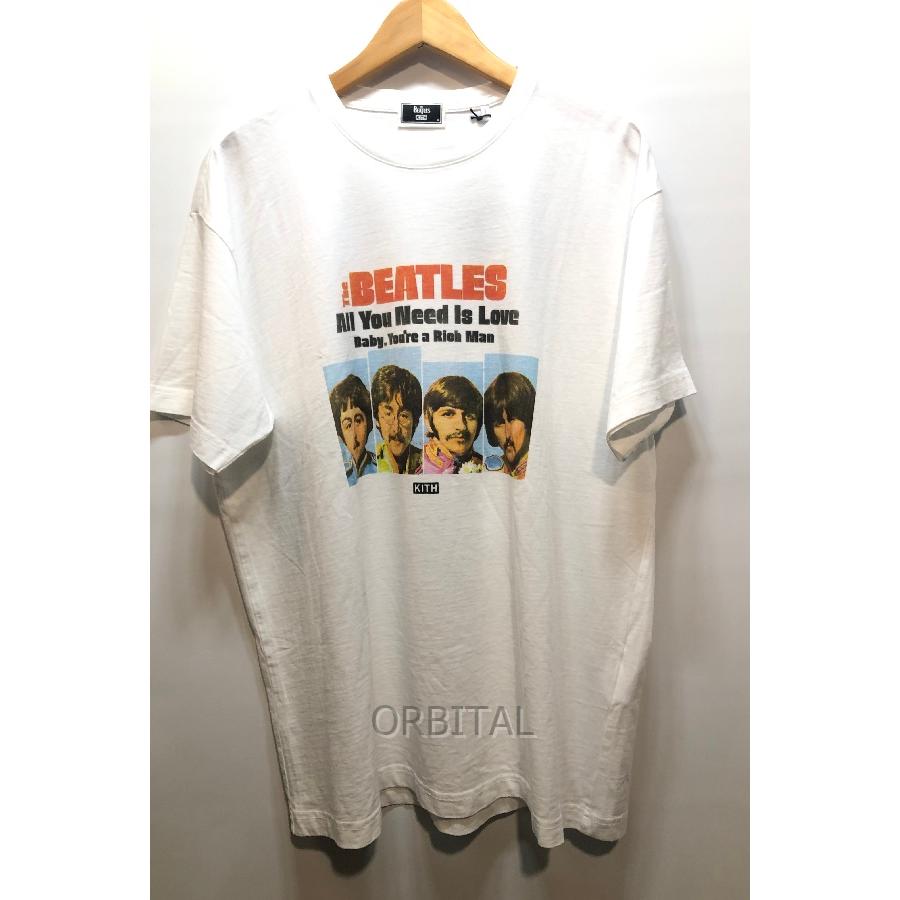 KITH キス ビートルズ BEATLES let it be プリントTシャツ KITH×THE BEATLES ビートルズプリントTシャツ23-071-060-0147-2