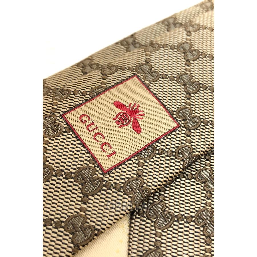 【美品】GUCCI グッチ　ネクタイ　シルク　GG柄　ベージュ Amazon | GUCCI(グッチ)シルクジャカードGGパターン柄ネクタイ