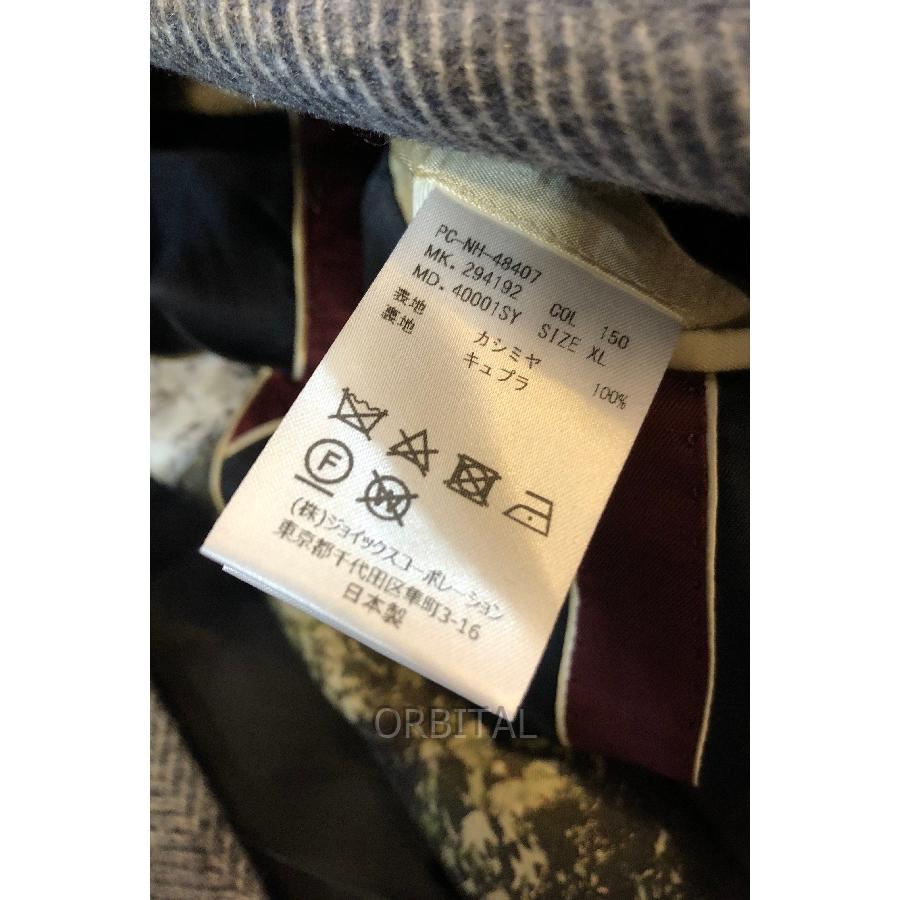 Paul Smith 経堂) ポールスミス カシミヤ 100% 裏地転写プリント Paul Smith 経堂) ポールスミス カシミヤ 100% 裏地転写プリント