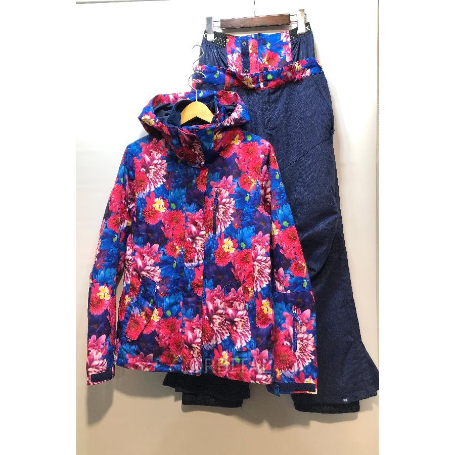 cosby スノーウェア 花柄 140 新品未使用 スキーウェア キッズ アウトレット 上下セット ジュニア 女の子