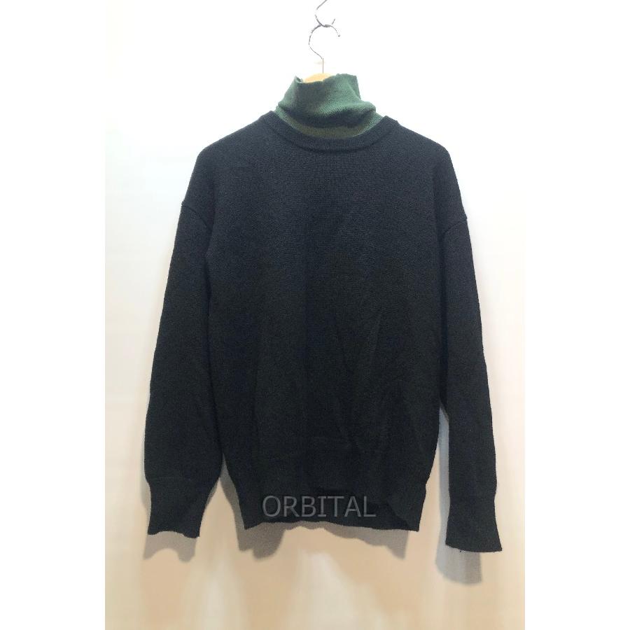 CristaSeya 経堂) クリスタセヤ ニット Contrasted collar Dolcevita