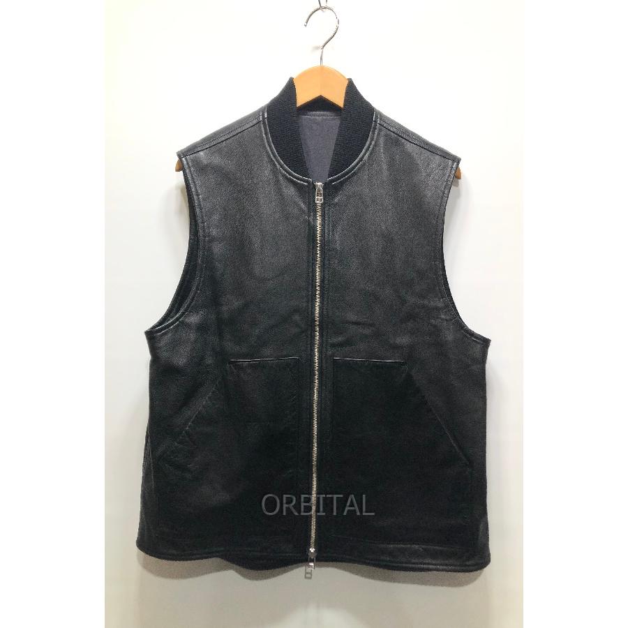 今だけ！【超SALE！】CLAMP 新品カウレザージップアップベスト 経堂) URU × GARDEN ウル ガーデン 別注 ZIP-UP COW LEATHER VEST