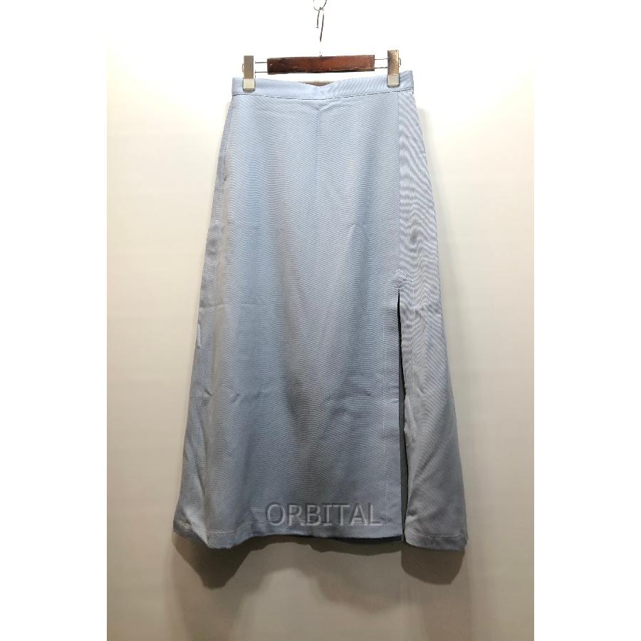 AURALEE オーラリー　スリットロングスカート DRESSTERIOR ◇AURALEE（オーラリー）シルクツイル スリットスカート