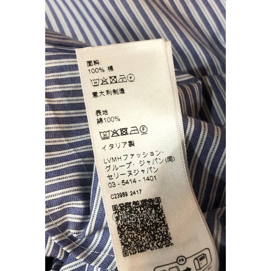 経堂) CELINE セリーヌ 25年現行品 ルーズ Tシャツ ストライプ 