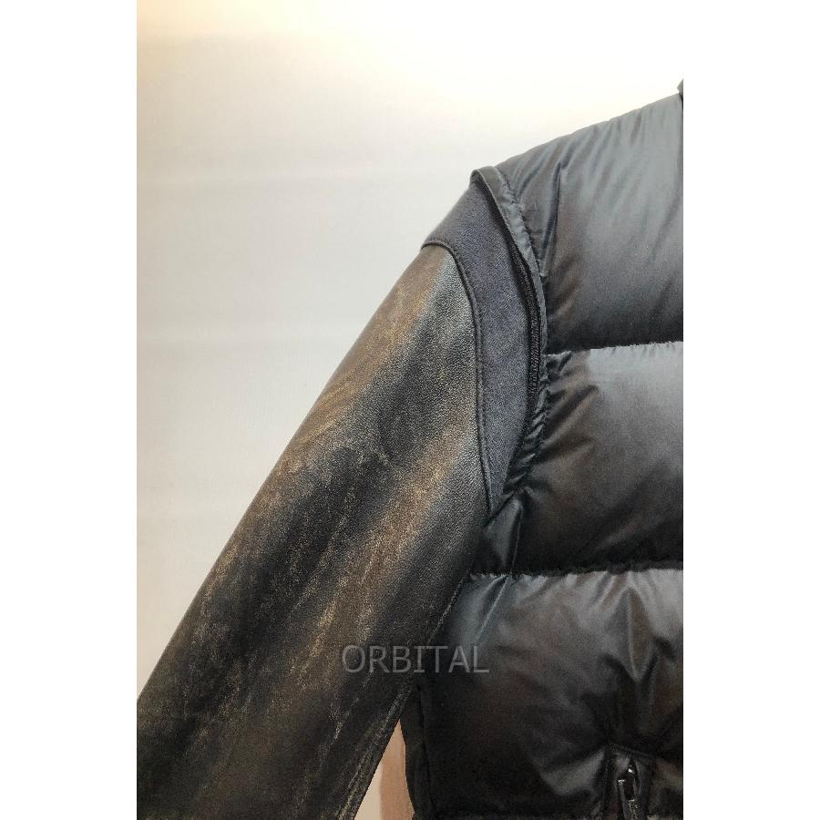 UNDERCOVER（アンダーカバー） 経堂) レザースリーブ ダウンジャケット