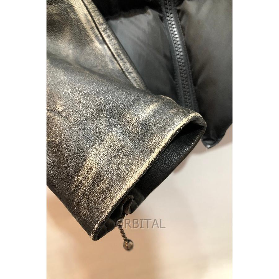 UNDERCOVER（アンダーカバー） 経堂) レザースリーブ ダウンジャケット 