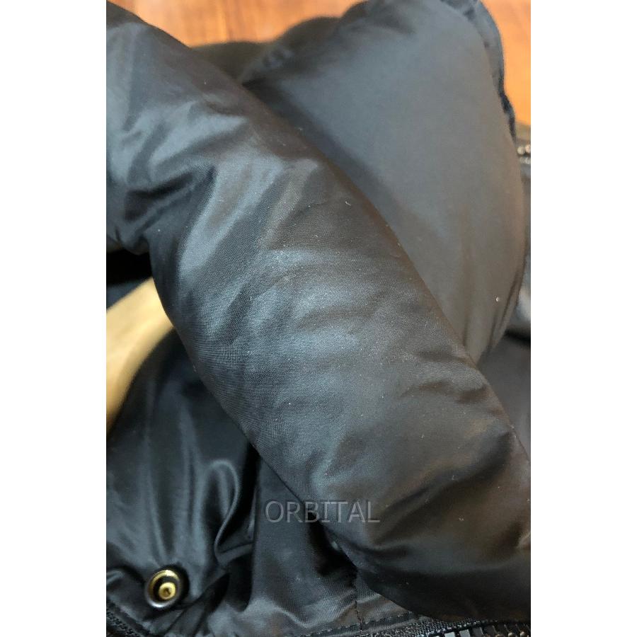 UNDERCOVER（アンダーカバー） 経堂) レザースリーブ ダウンジャケット