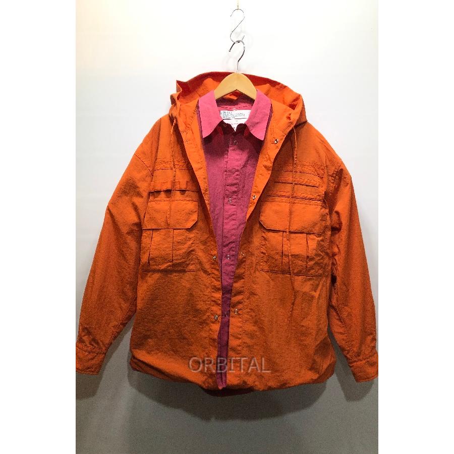 【825】DAIRIKU 19aw パーカー 橙色 ダイリク Mサイズ 経堂) DAIRIKU ダイリク 25SS Docking Engineer Nylon Hoodie Shirt