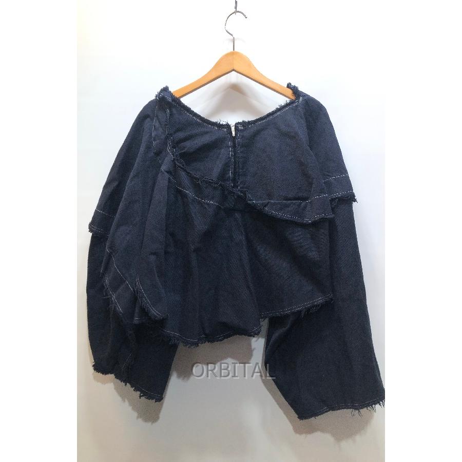 COMME des GARCONS 水玉ブラウス シャギーライン AD2003