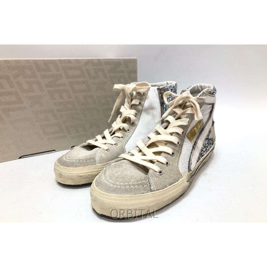 経堂) GOLDEN GOOSE ゴールデングース 23AW SLIDE NET AND GLITTER
