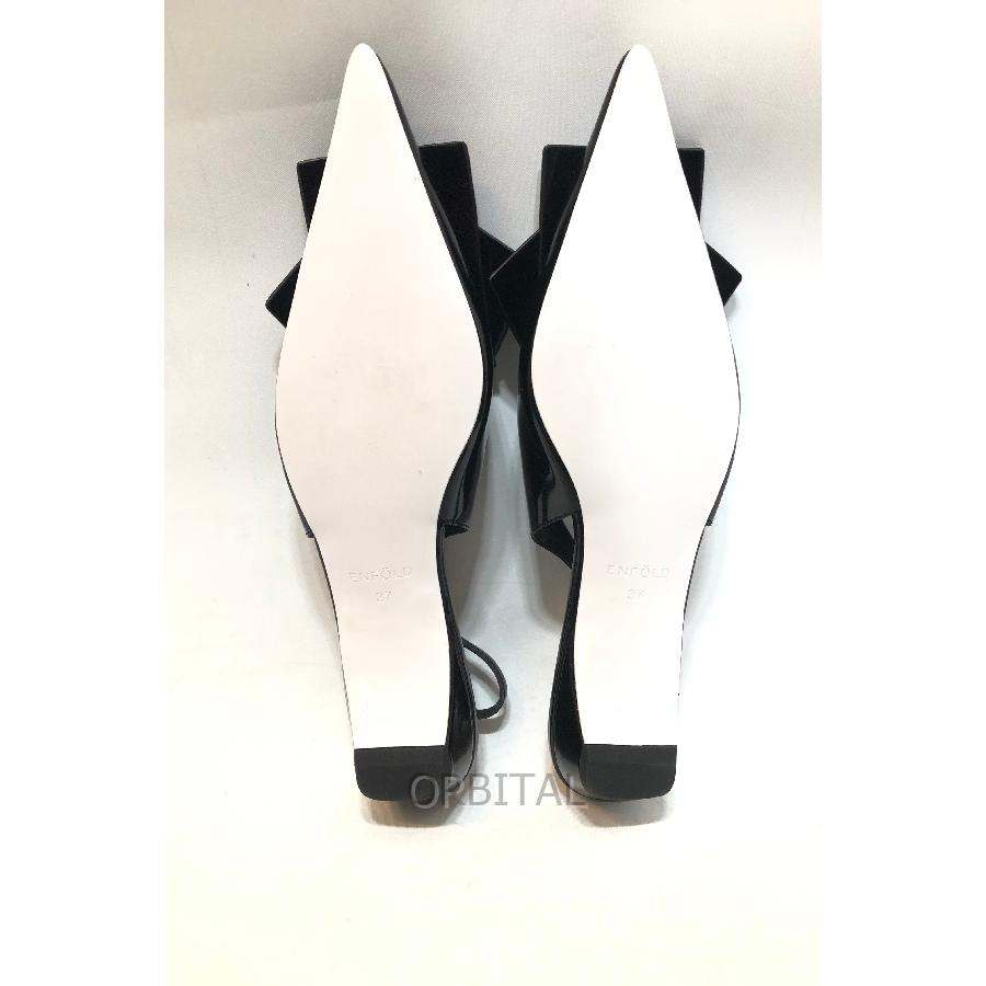 ENFOLD 経堂) エンフォルド ポインテッド ロウ サンダル POINTED