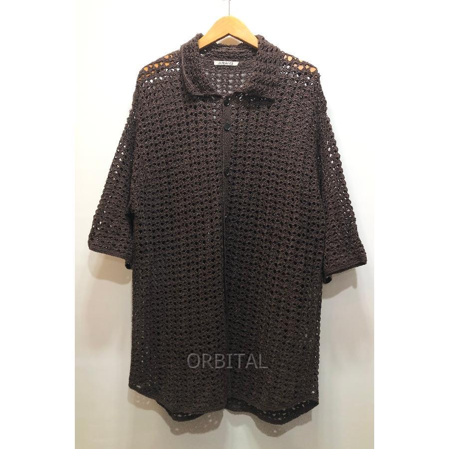 経堂) AURALEE オーラリー 22SS HAND CROCHET COTTON KNIT HALF SLEEVE